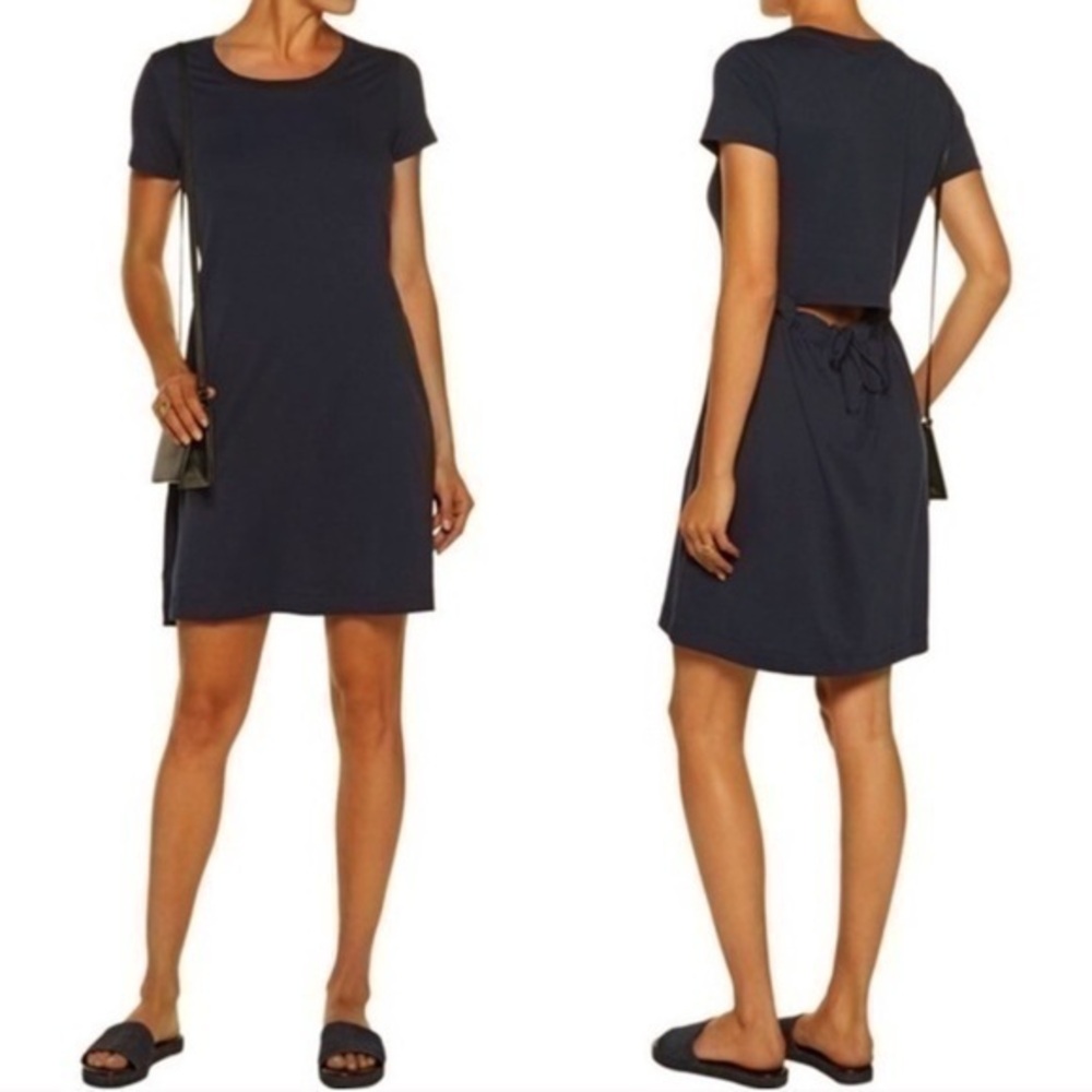 NWT Theory Liliana Classic Cutout Black Dress Size S